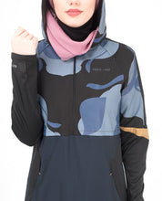 Blue Camo Hooded Jilbab