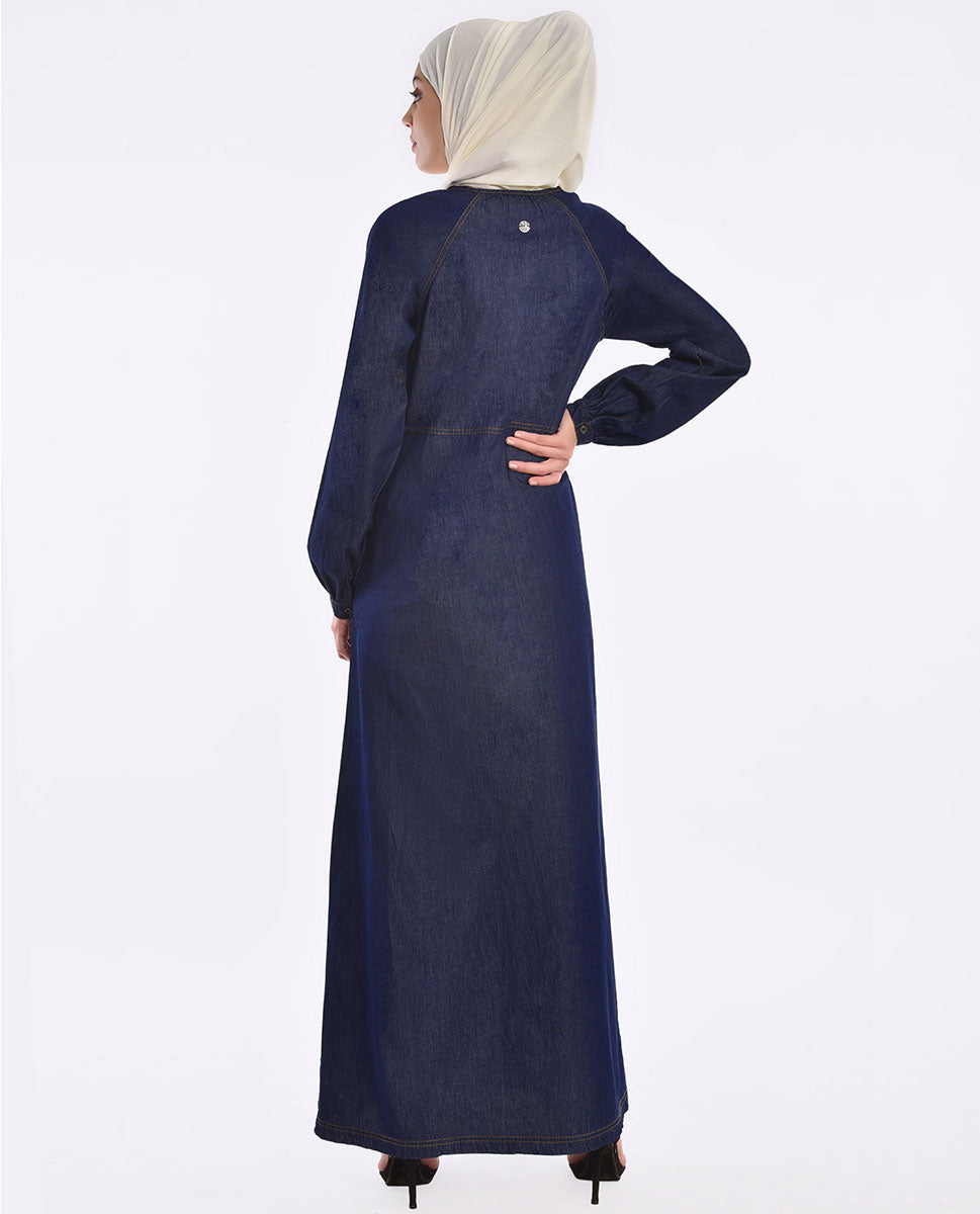 Fine Denim Smart Look Jilbab