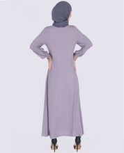 Misty Cloud Embroidered Abaya