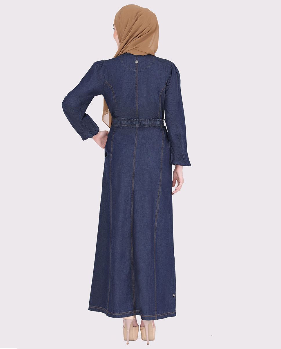 Belted Denim Smart Choice Jilbab