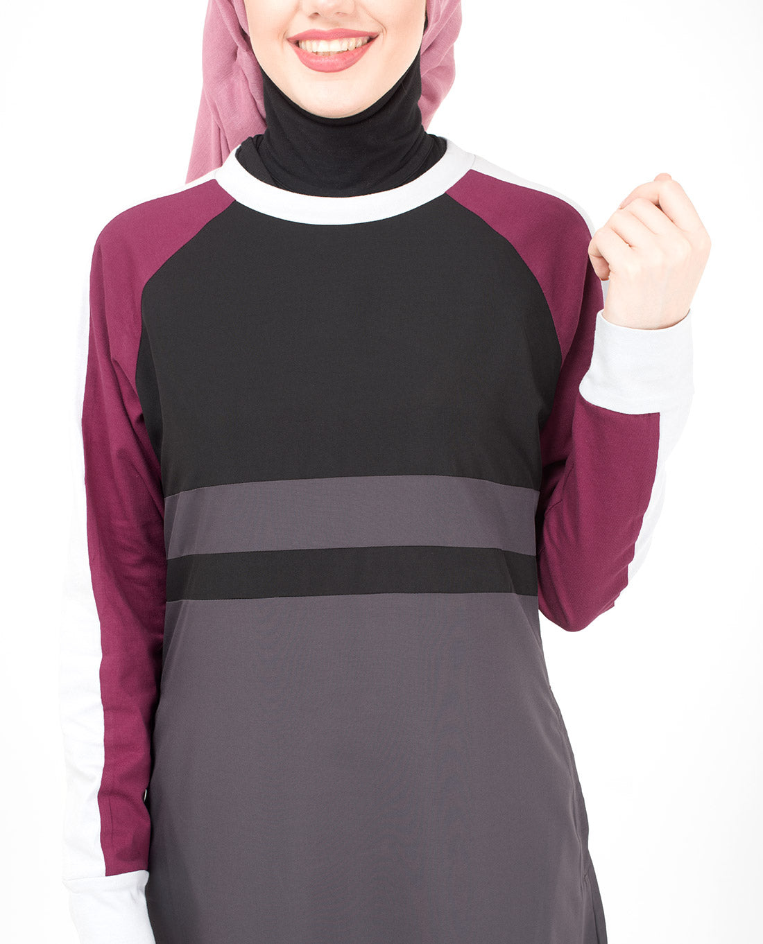 Modest Berry Jilbab