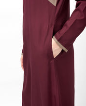 Maroon Casual Route Abaya