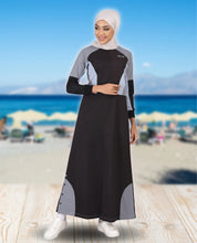 Midnight Fusion Full Front Open Jilbab