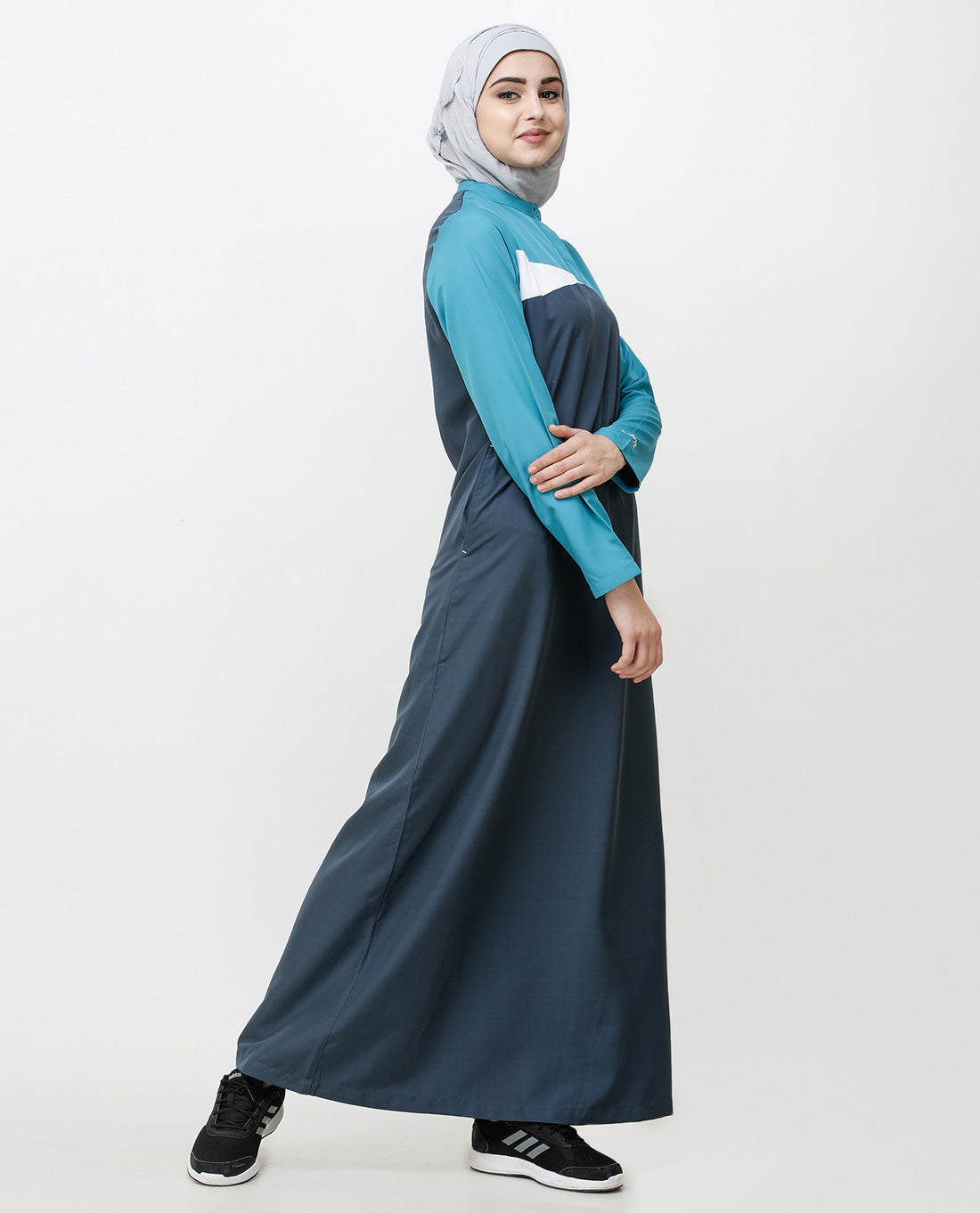 Dark Slate Teal Sporty Jilbab