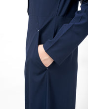 Navy Route Striper Abaya