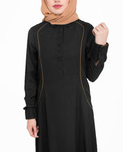 Urban Black Flared Jilbab