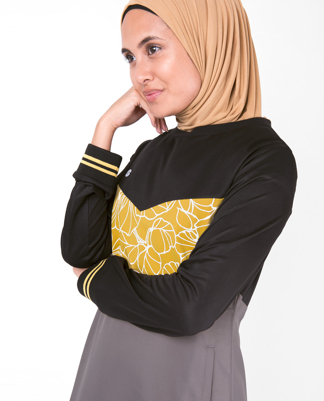 Nomad Abstract Print Jilbab