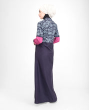 Contemporary Leaf Print Jilbab