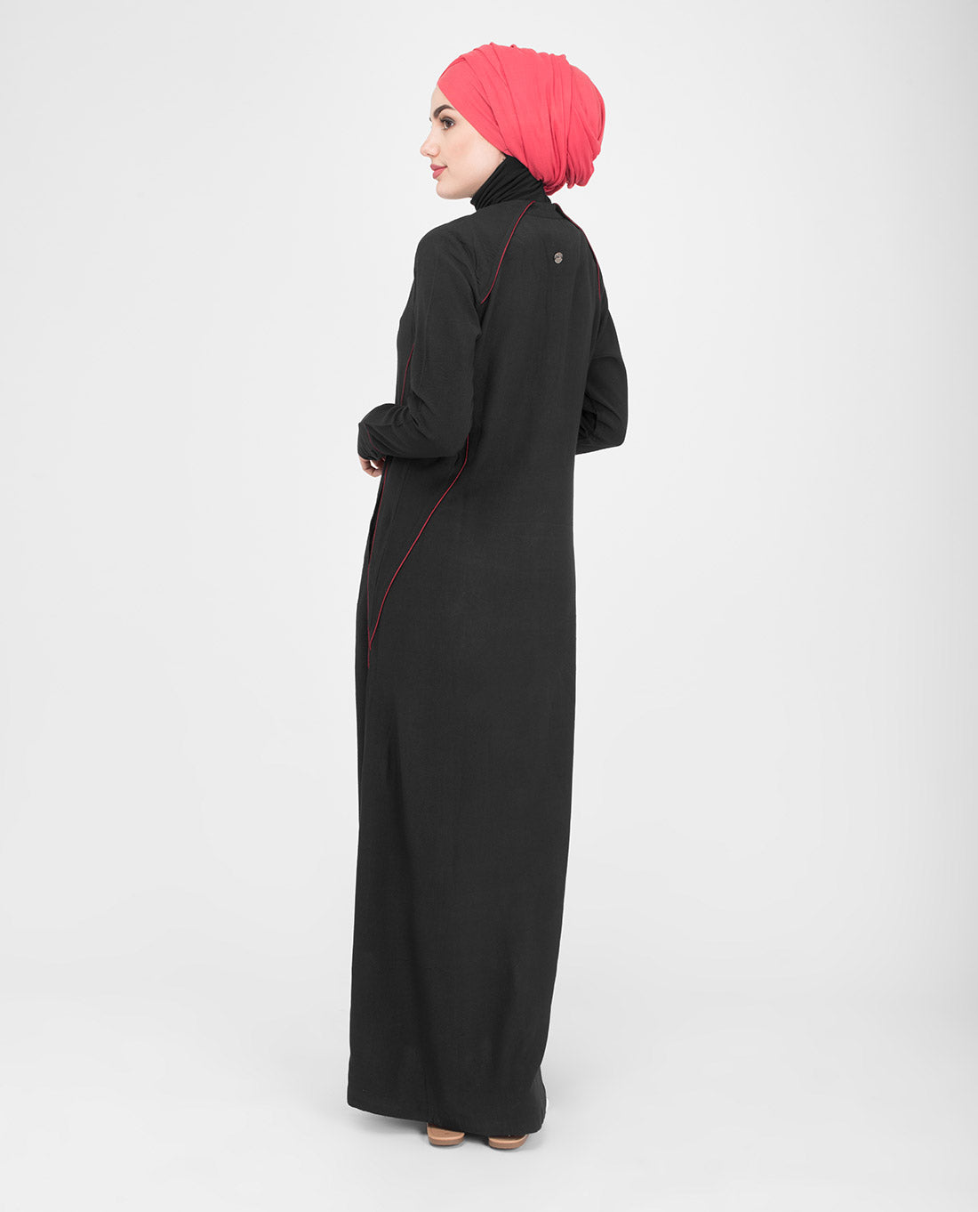 Black Flared Jilbab