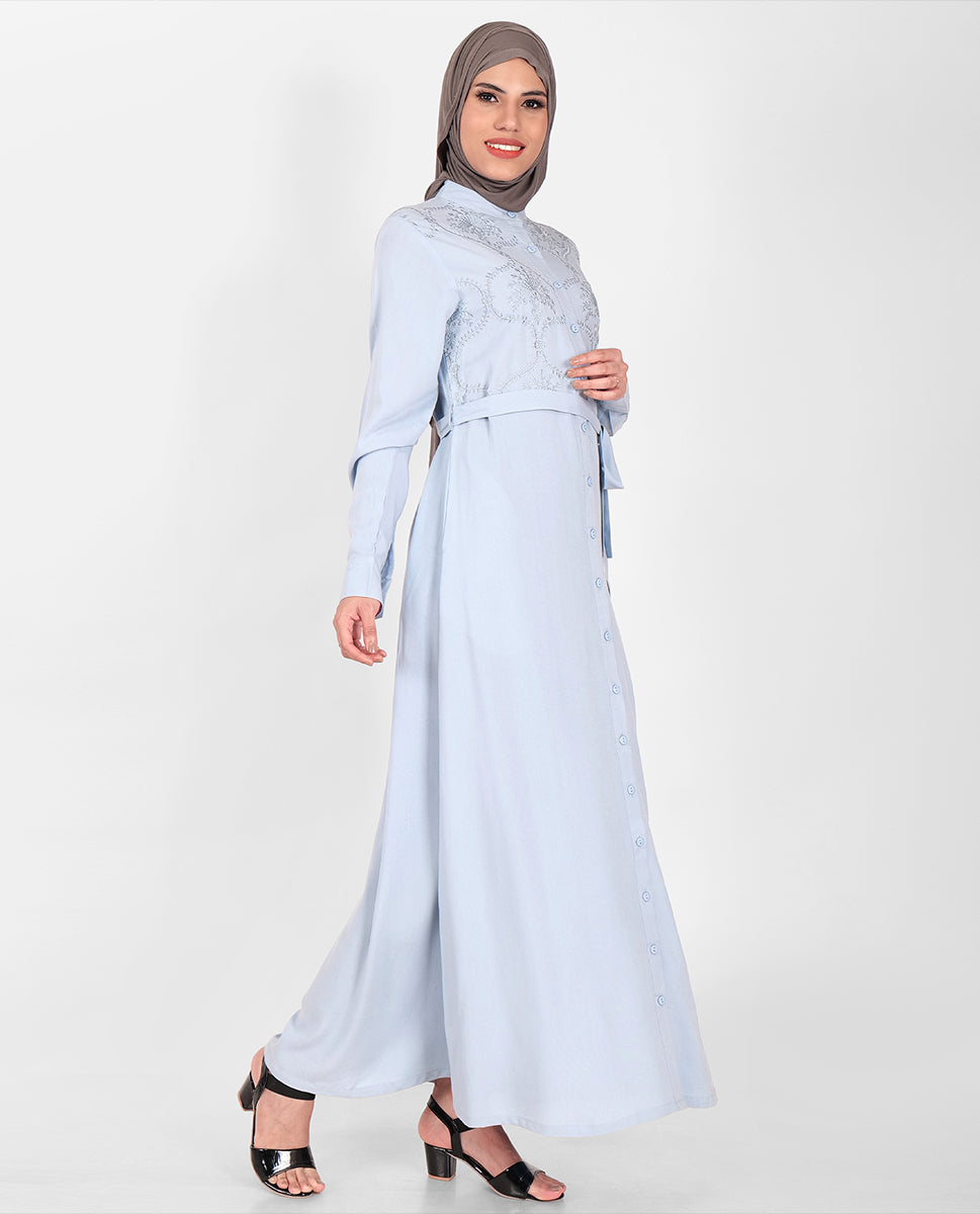 Ocean Mist Rayon Abaya