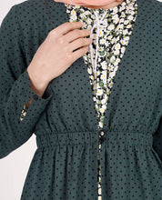 Round Collar Green Summer Outerwear