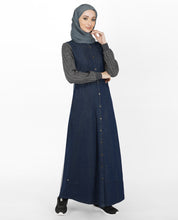 Denim & Cable Knit Jilbab