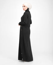 Cross Pocket Classic Black Jilbab