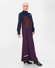 Mystic Plum High Neck Collared Winter Jilbab