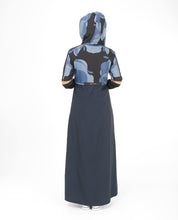 Blue Camo Hooded Jilbab