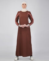 Rich Cappucino Round Collared Jilbab