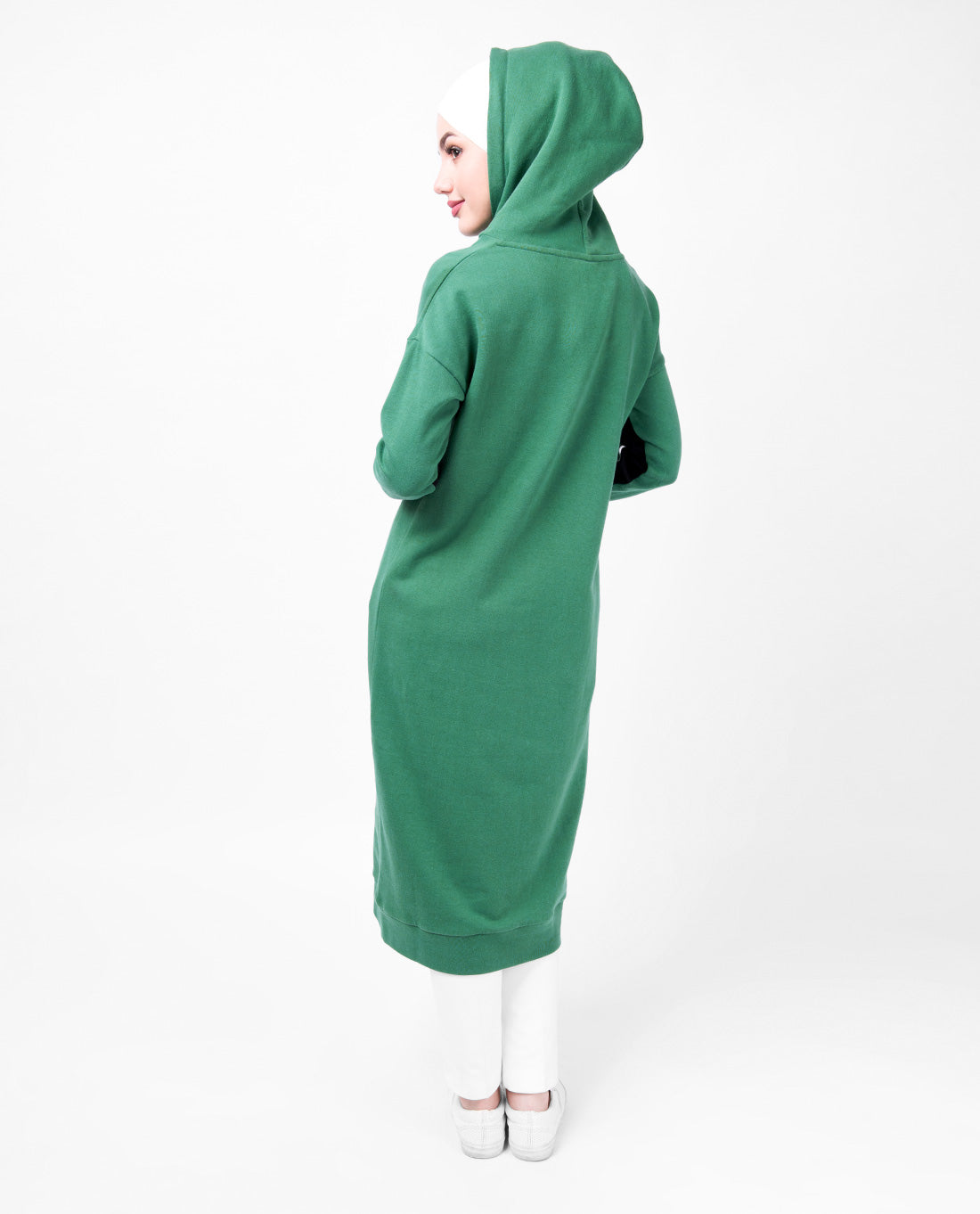 Kangaroo Pocket Hooded Midi