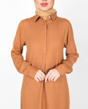 Sudan Brown Shirt Midi