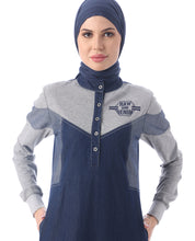 Dressy Denim Front Opening Jilbab