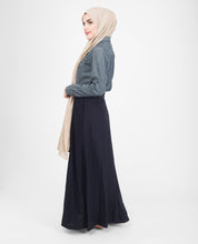 Utility Denim Flared Jilbab