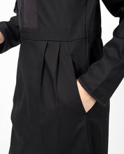 Double Pleat Skirt Black Abaya