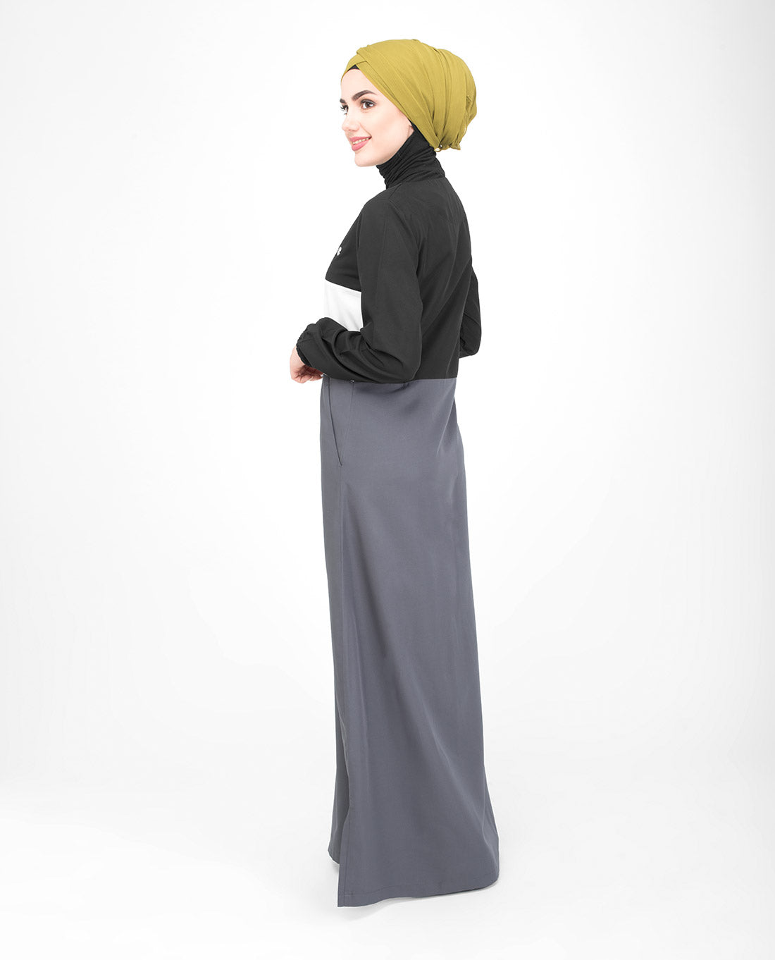 Classic Colour Block Jilbab