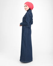 Fine Denim Detail Jilbab