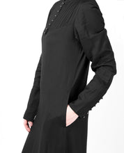 Flared Fit Black Abaya