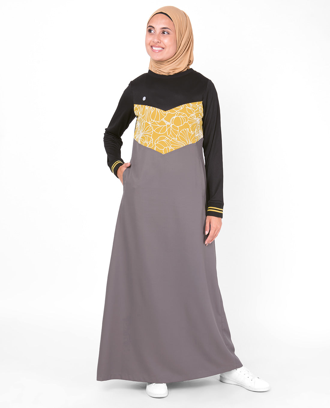 Nomad Abstract Print Jilbab