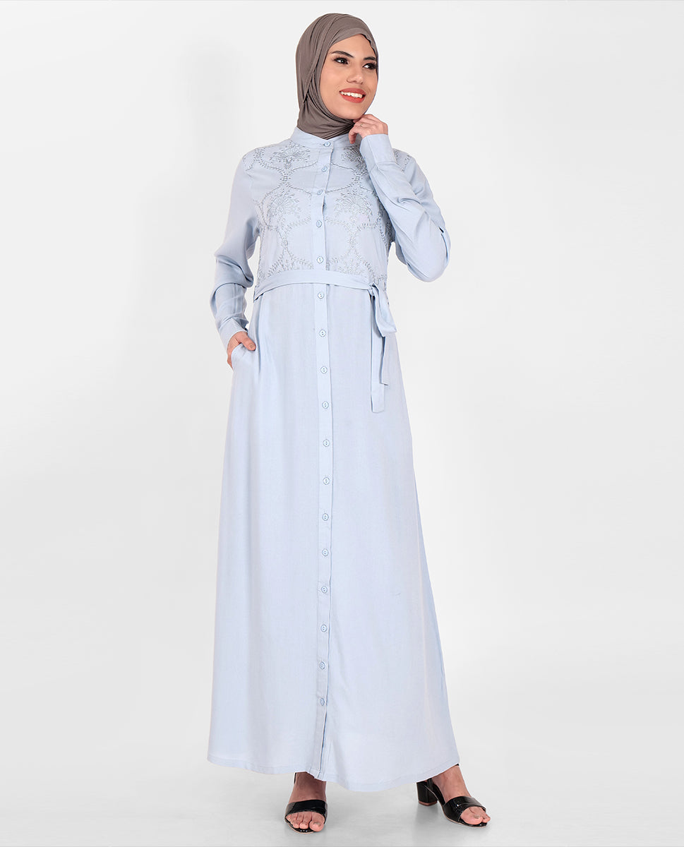 Ocean Mist Rayon Abaya