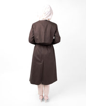 Coffee Wrap Trench Coat