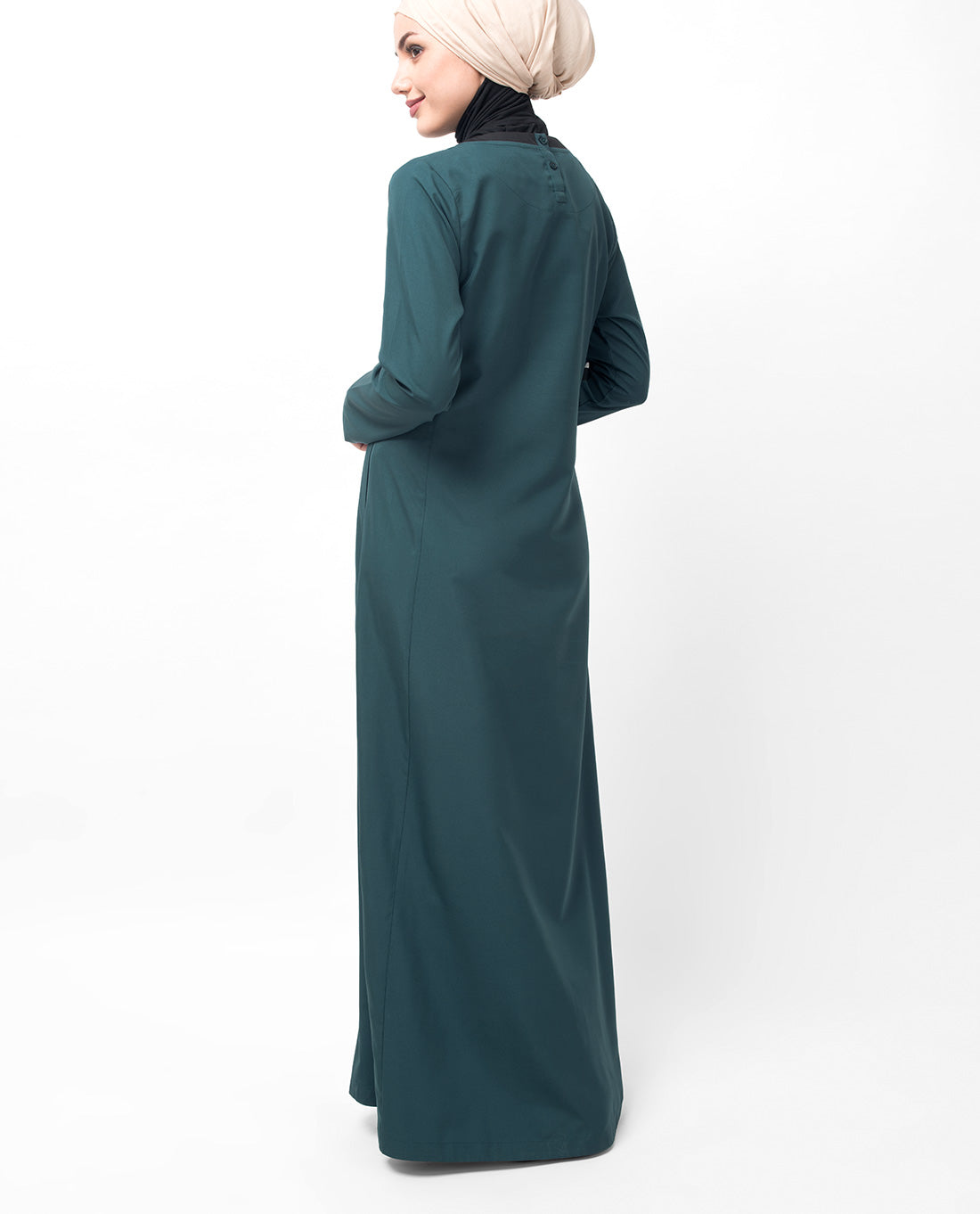 Deep Teal Sporty Abaya