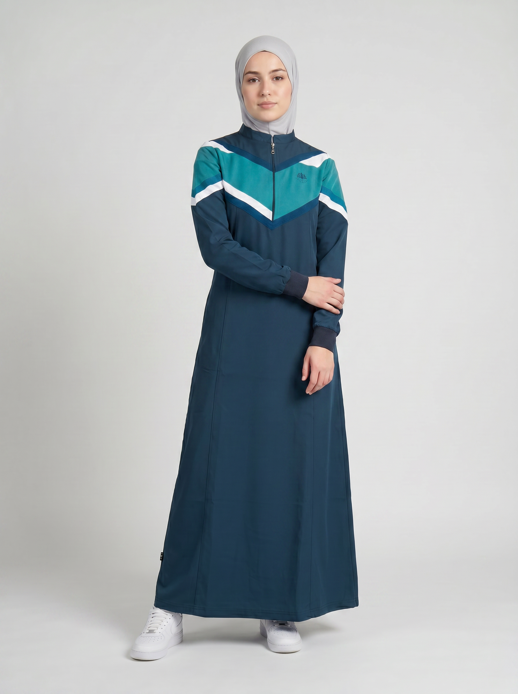 Navy Fusion Jilbab