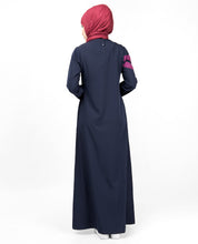 Double Stripe Navy Casual Jilbab