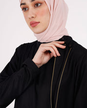 Touch Of Gold Deep Black Jilbab