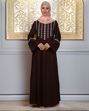 Mocha Love Flared Rayon Abaya