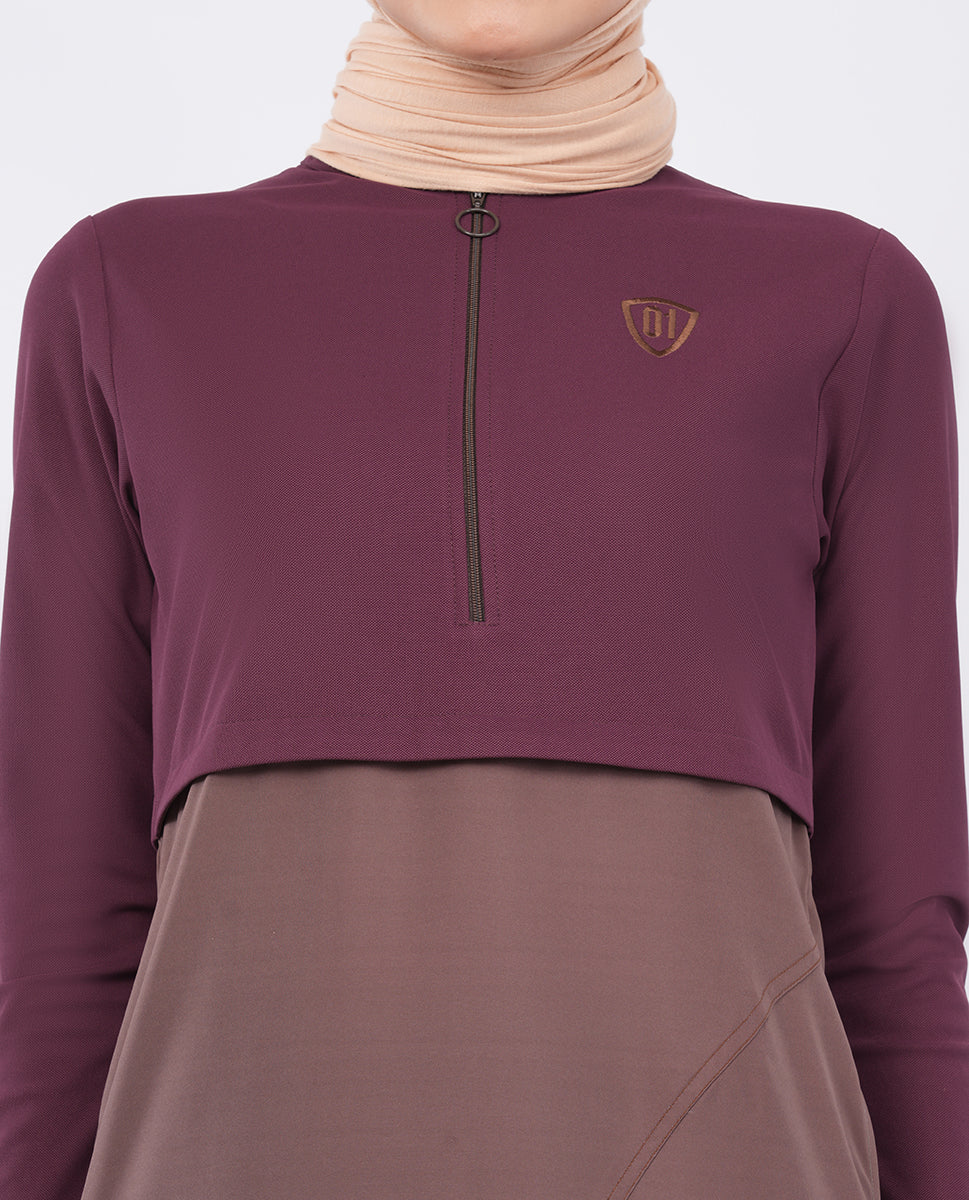 Brown Olive Modest Fashionista Jilbab