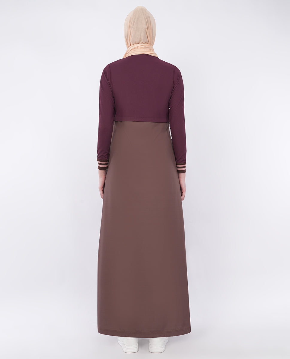 Brown Olive Modest Fashionista Jilbab