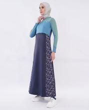 Oceanic Breeze Color Contrast Jilbab