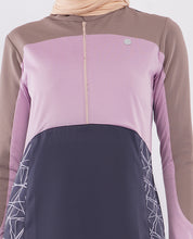 Mauve Story Color Contrast Jilbab