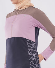 Mauve Story Color Contrast Jilbab
