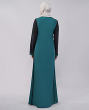 Teal & Black Essential Jilbab