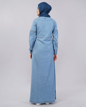 Ice Blue Denim Essential Jilbab