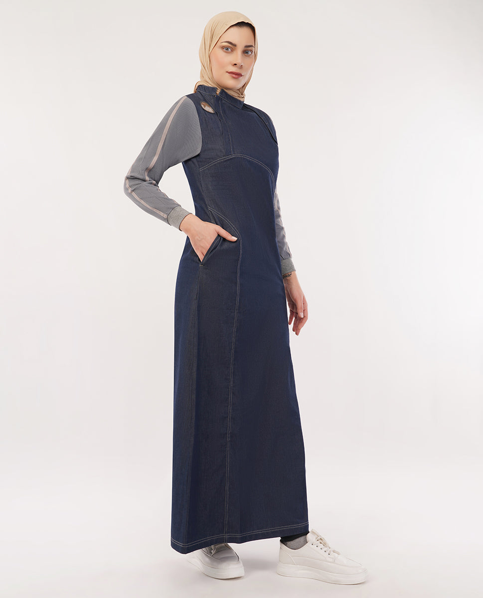 Urban Crossover Denim Abaya