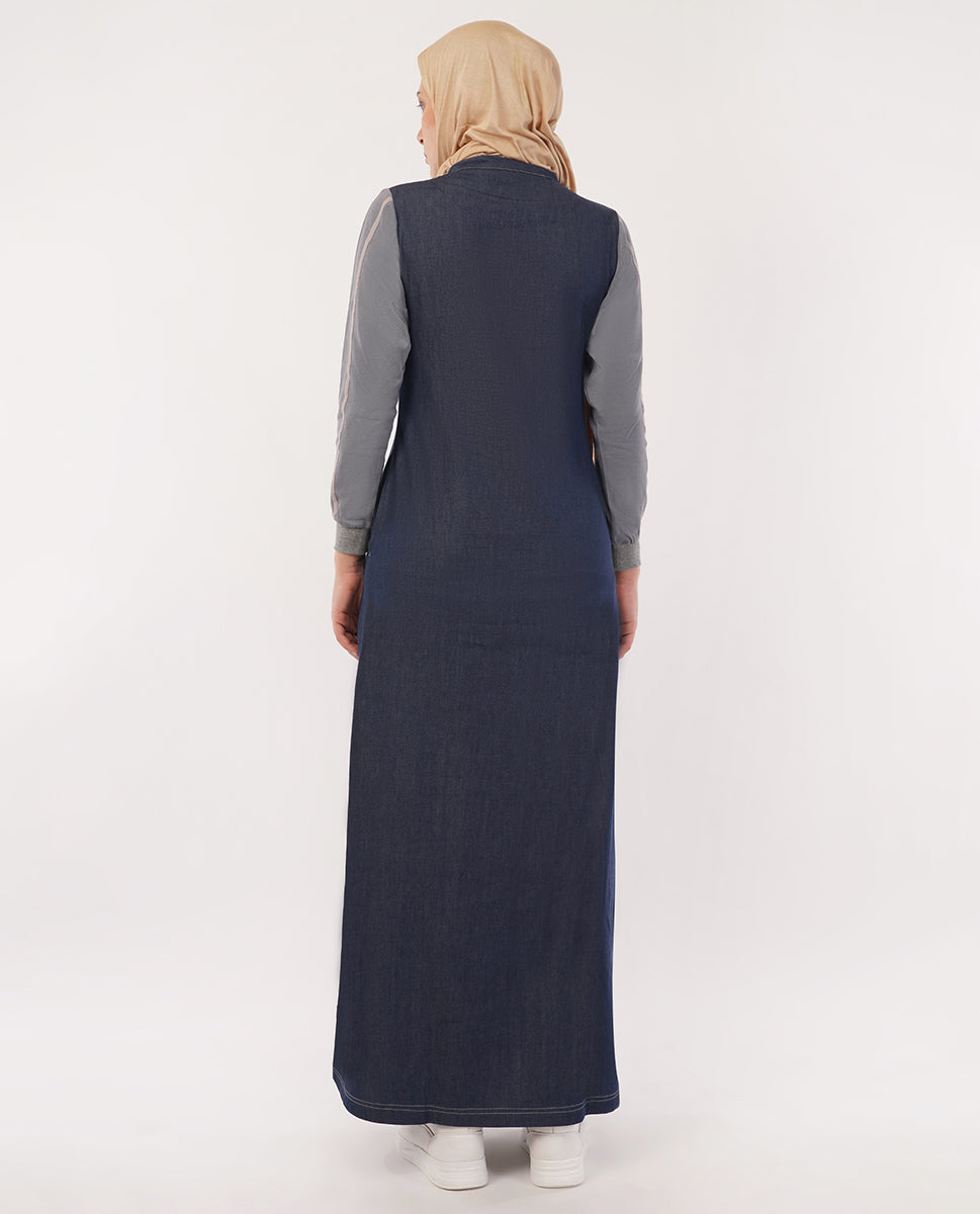 Urban Crossover Denim Abaya