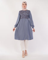 Blue Horizon Embroidered Top
