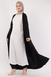 Dark Olive Full-Length A-Cut Abaya