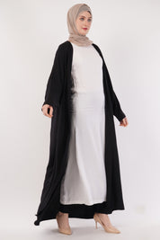 Dark Olive Full-Length A-Cut Abaya