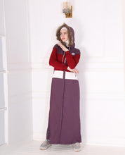 Purple Winter Hoody Jilbab