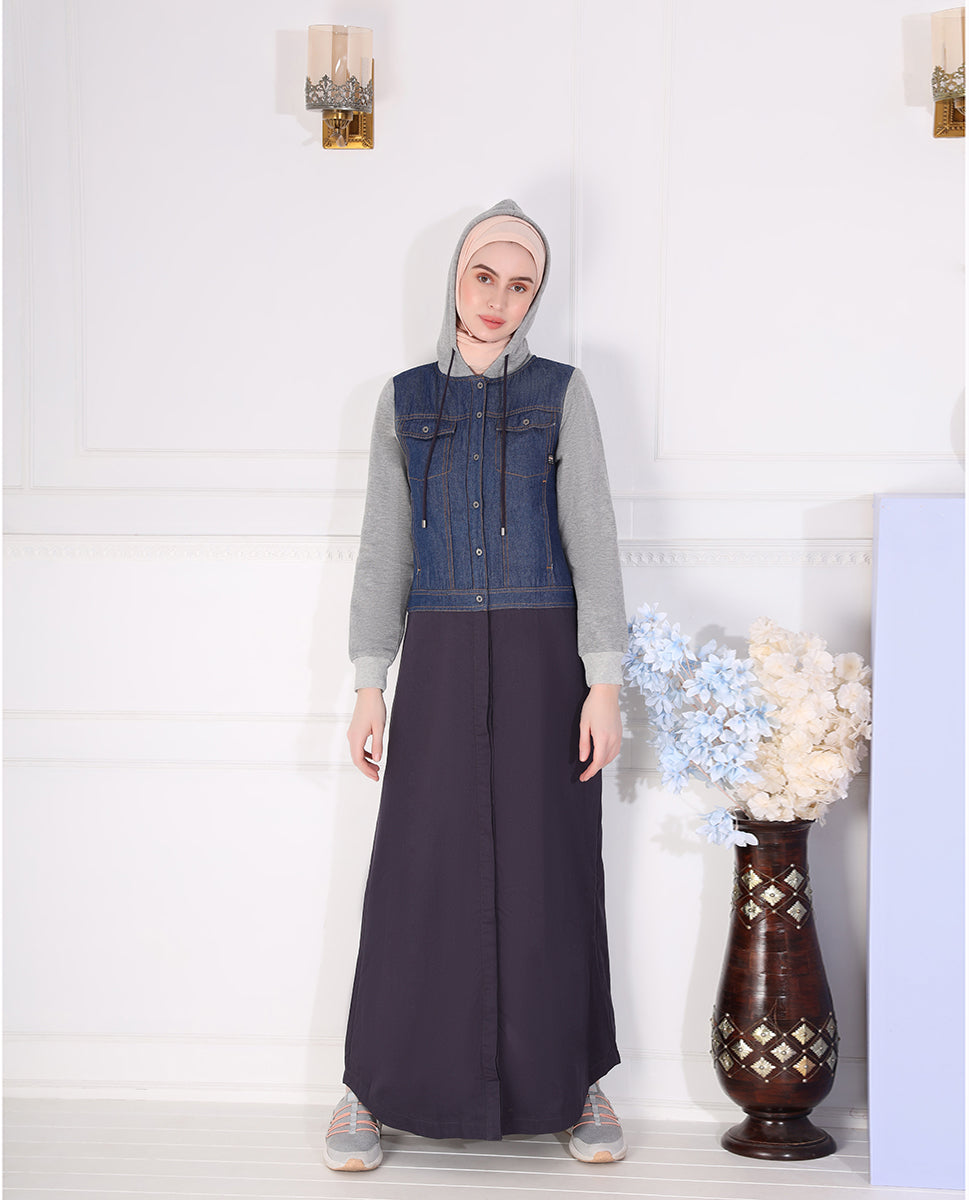 Denim & Twill Hoddy Jilbab